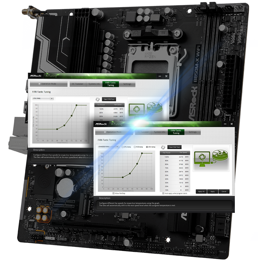 ASRock B850M-X WiFi Motherboard
